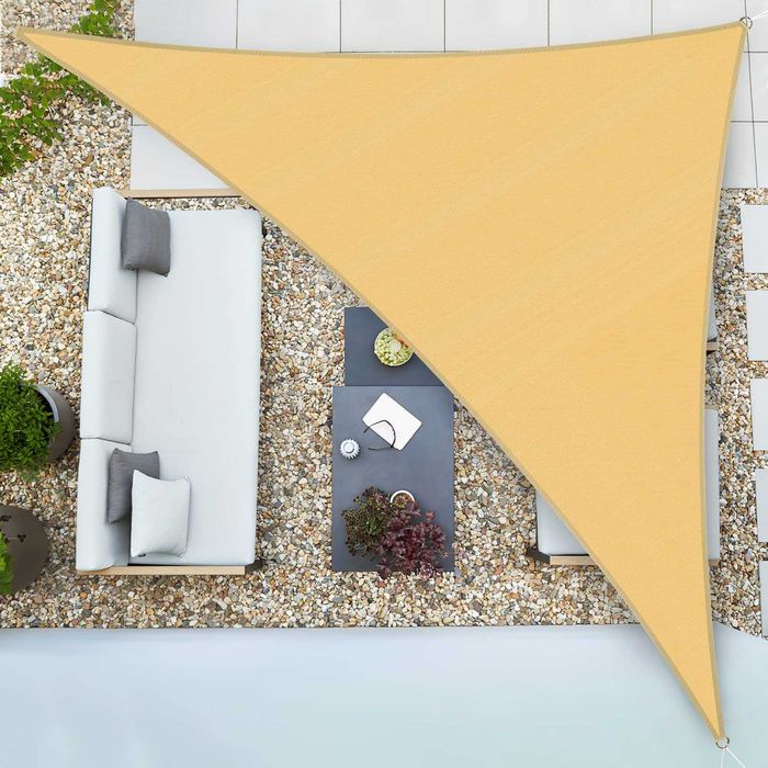 ULTIMELE MODELE - Vela solara, vela de umbrire triunghiulara, dreptunghiulara, parasolar, rezistente UV