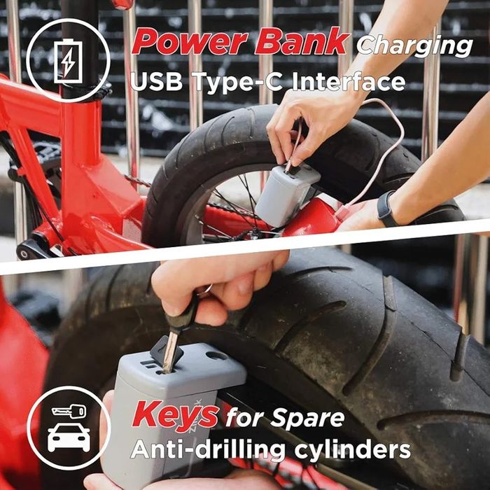 ZiiLock X - incuietoare inteligenta pliabila pentru biciclete