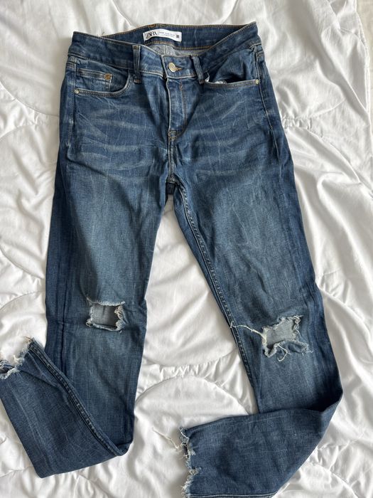 Дънки и плетени долнища ZARA