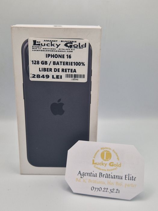 Iphone 16 128 GB Bat 100% cod 18546