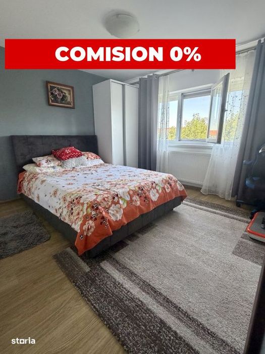 COMISION 0% - Apartament mobilat, 2 camere decomandate in nordul Timis