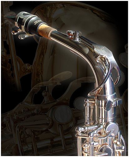 Saxofon Alto Karl Glaser ARGINTIU NOU curbat Saxophone Germania