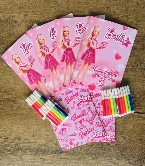 Картонена торта Барби Barbie