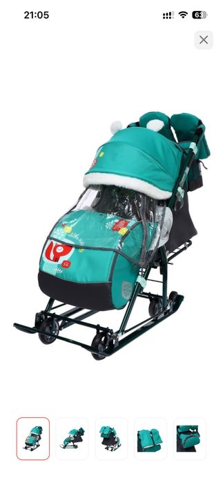 Продам санки-коляска Nika Kids