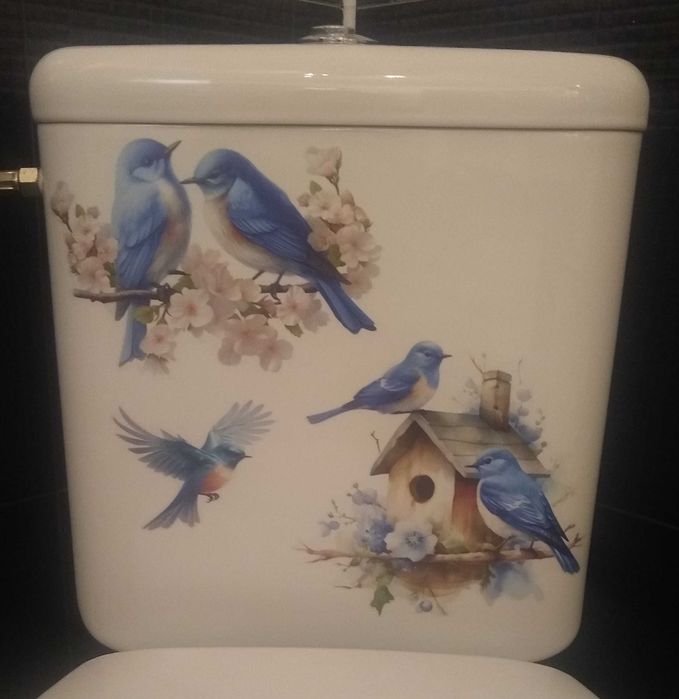 Различни видове стикери за баня или хладилници