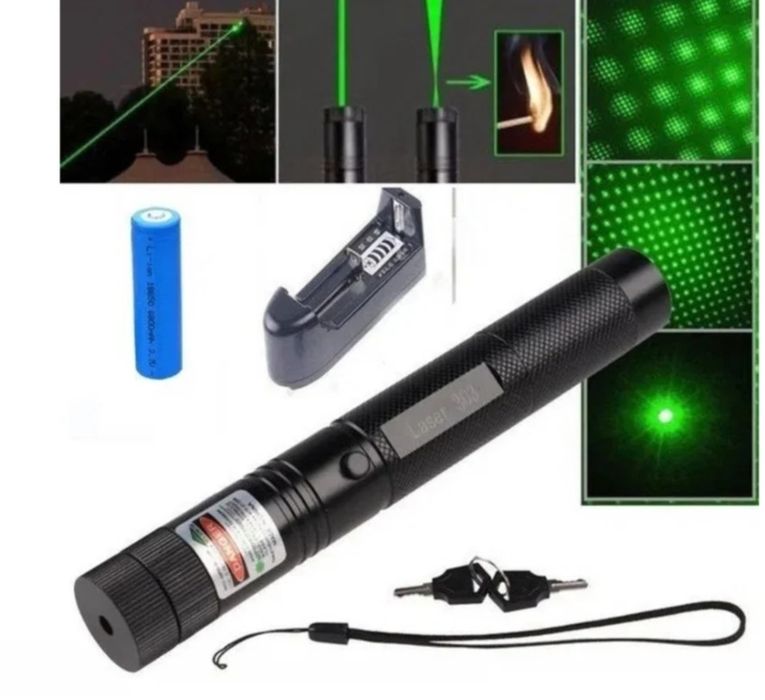 Laser cu led verde
