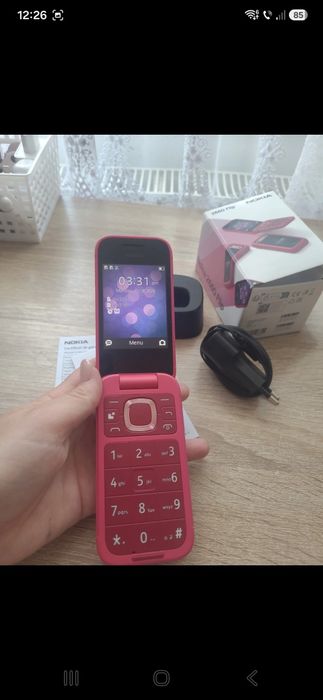 Telefon cu clapița,roz