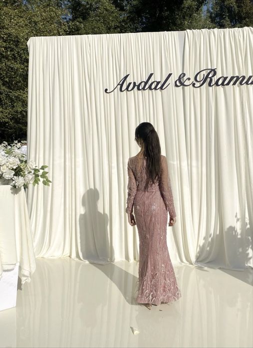 платье вечернее длинное