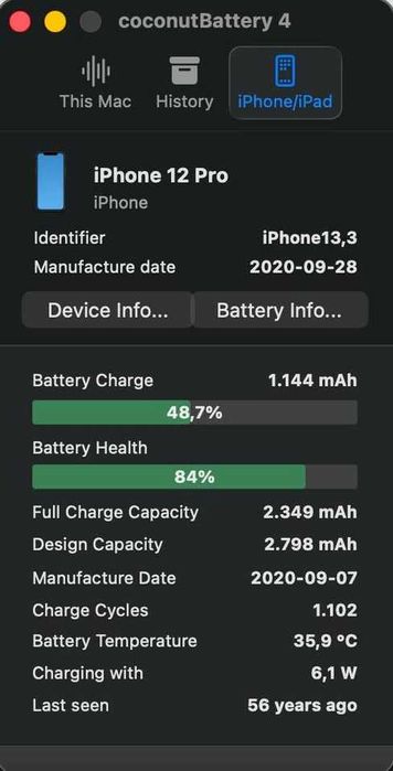 iPhone 12 Pro 256GB Pacific Blue