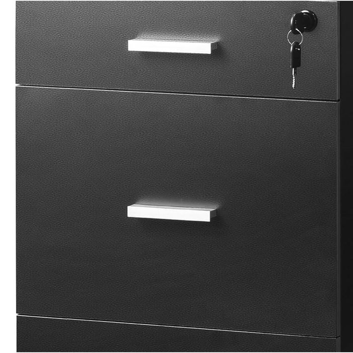 Акцентен  Офис шкаф с 3бр. чекмеджета за документи,със заключване