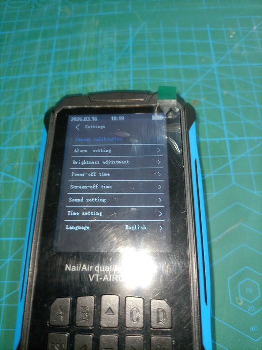 Тестер за измерване чистотата на въздуха