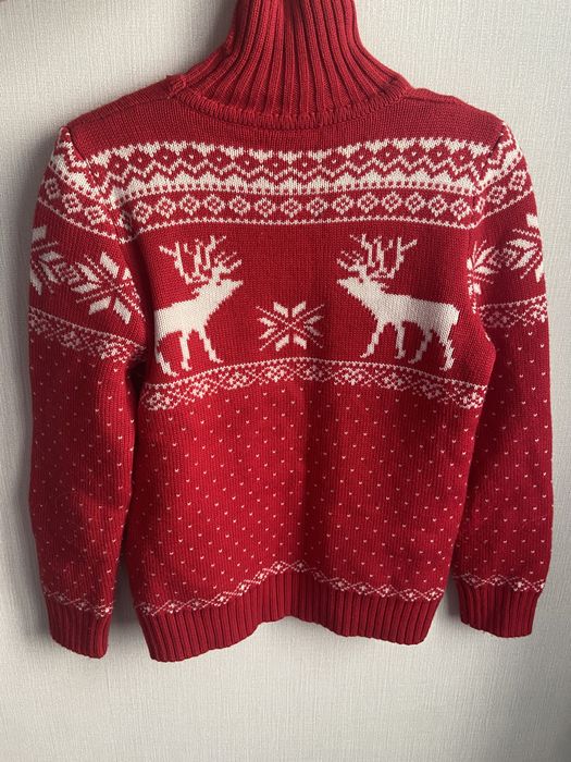 Теплый праздничный свитер, размер М