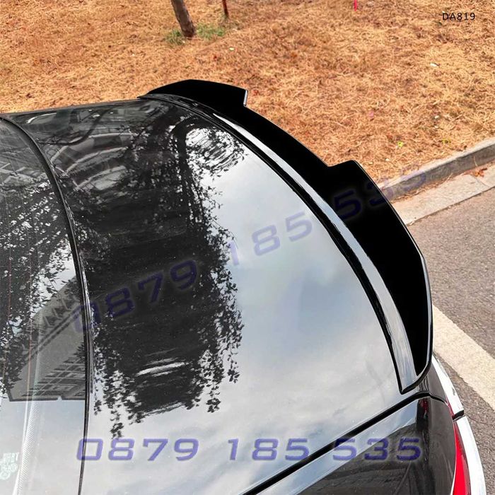 Заден спойлер за багажник за Audi A6 S6 C8 2018–2025 черен гланц DA819 аууди а6 с6 тунинг добавка