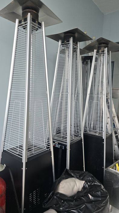 Газовый уличный обогреватель “Пирамида” (премиум террасный камин)