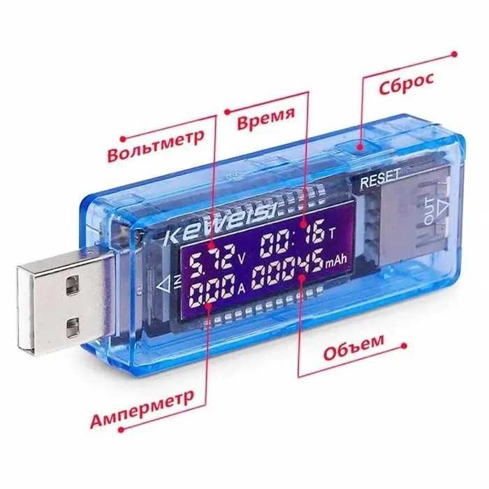 Продается usb тестор keweisi kws-v20