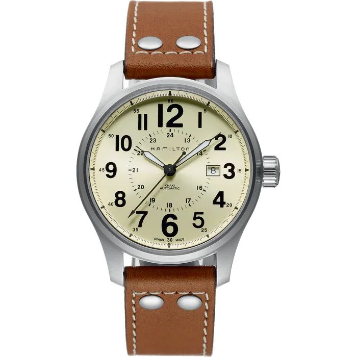 Vând ceas Hamilton Khaki Officer Automatic, 44 mm