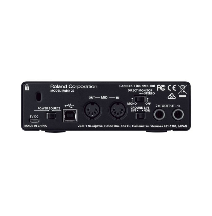 Аудио интерфейс ROLAND RUBIX22
USB Аудио интерфейс ROLAND RUBIX22