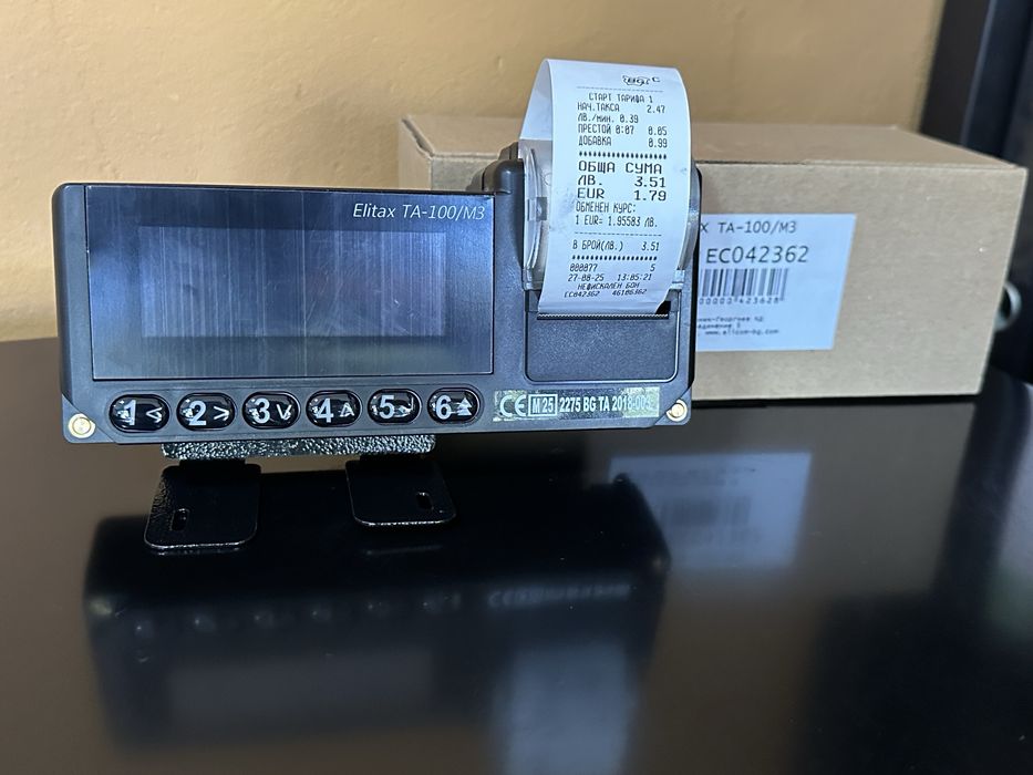 Таксиметров касов апарат Elitax 100/M3