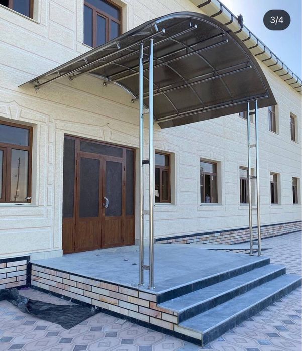 Нержавейка nerjaveyka навес лексан перила решотка