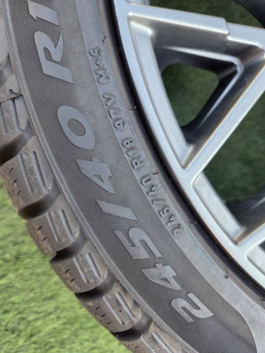 Jante R 18 5x112, Audi, Mercedes, VW, BMW cu 245 40 18 Pirelli 2025