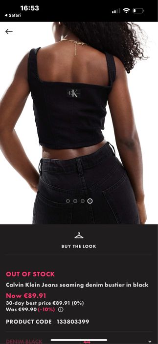 Calvin Klein jeans топ