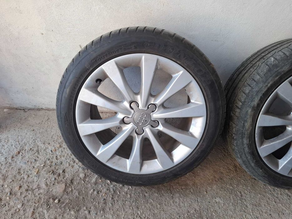 Лети джанти 17 5х112 с гуми Dunlop 225 45 17 dot0524