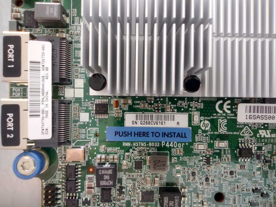 RAID контролер HPE P440ar 2GB Smart Array 12Gbs 8i кан 749796_001 Gen9