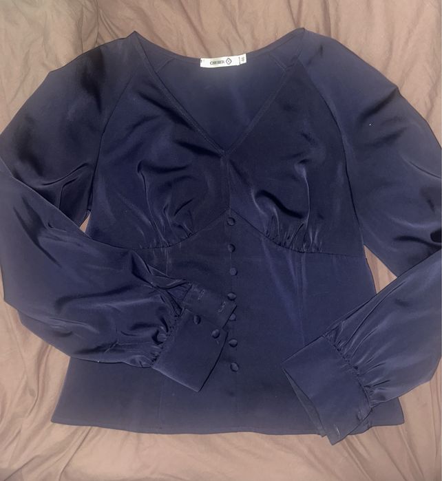 атласная рубашка, размер 46 (М)