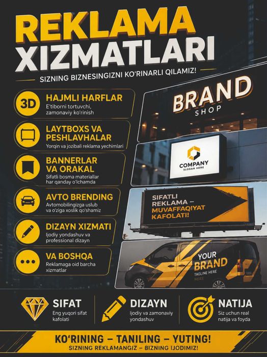 Tashqi reklama xizmatlari