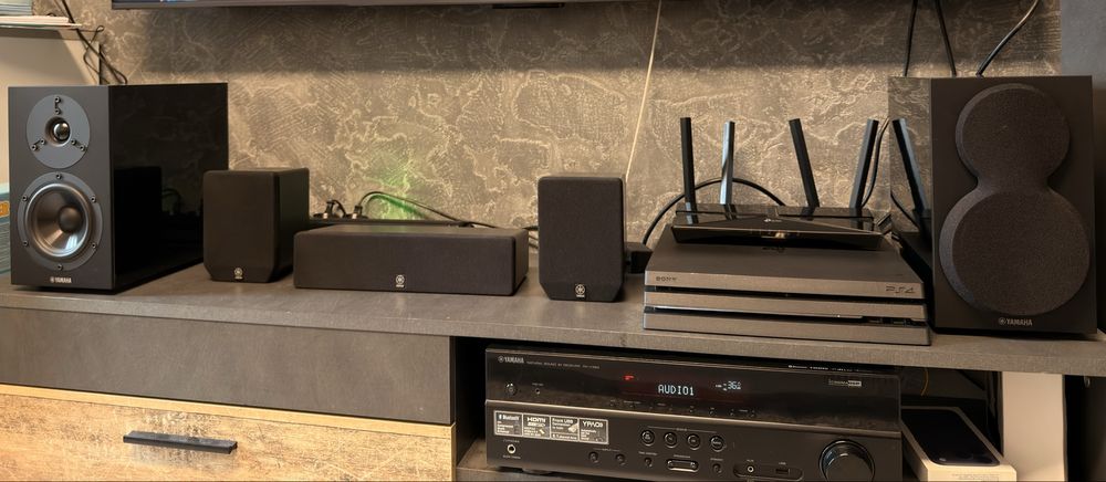 Yamaha 5.1 Home Cinema System – мощен звук, пълен комплект