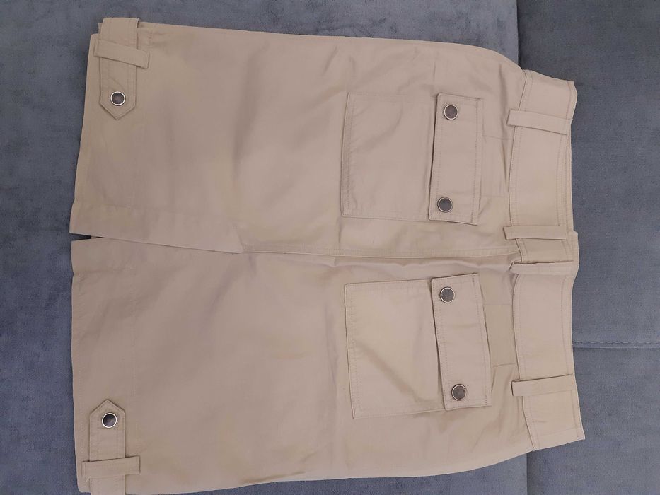 юбка бежевая Massimo Dutti