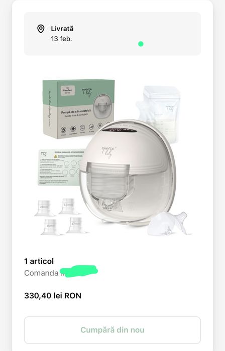 Pompa san Operce Baby Hands Free