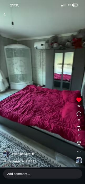 Parkentda 6 sotok 6 xonali uy sotiladi