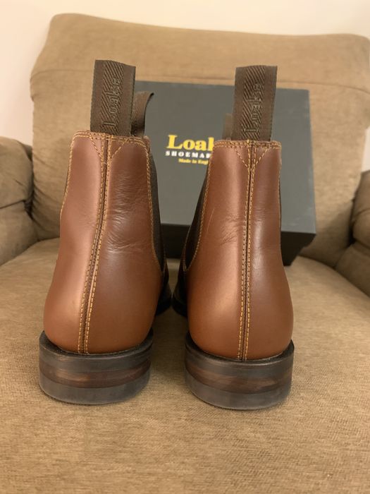 Ghete  piele Loake