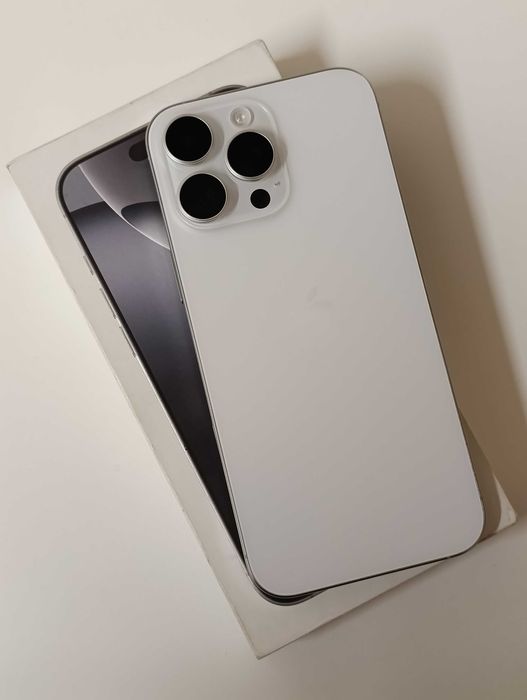 iPhone 16 Pro Max White Titanium // 512 GB // 96% Baterie // Ca nou!