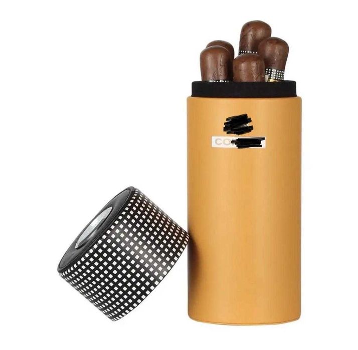 Кожена кутия за пури хумидор