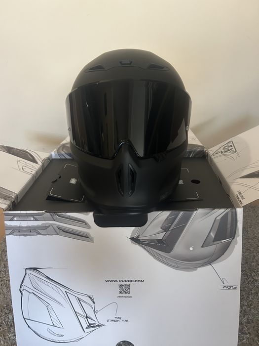 Casca moto RUROC EOX -Black matte
