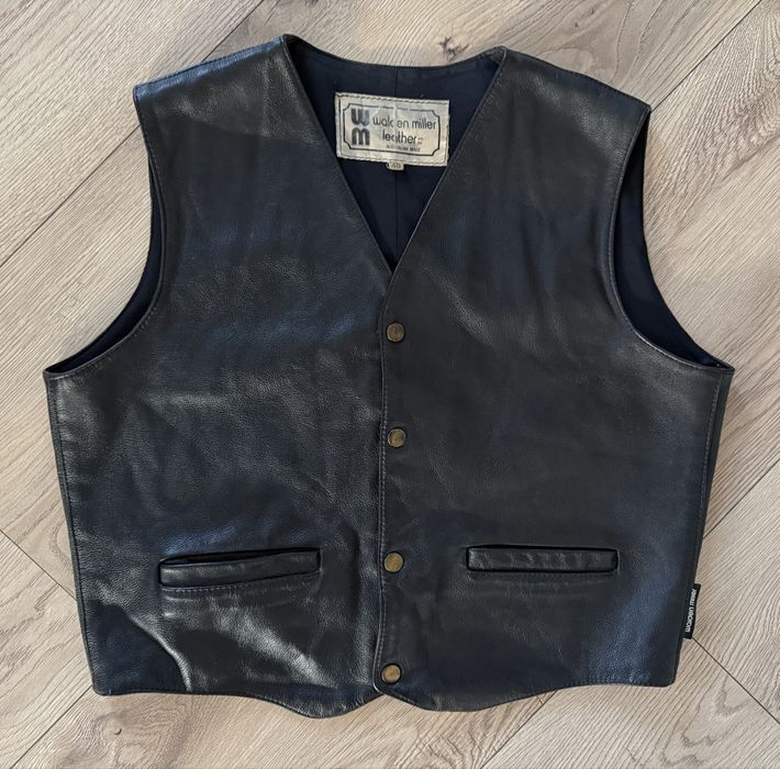 Vesta Piele Natural WALDEN MILLER Australia Negru Dama Femei | Marime