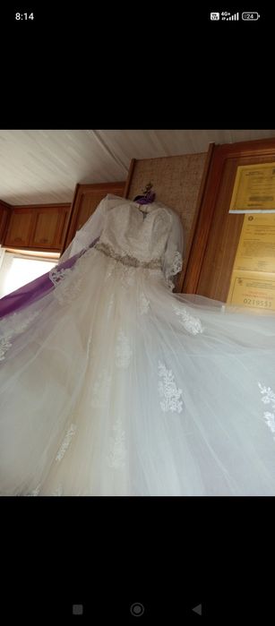 Rochie mireasa + voal mireasa