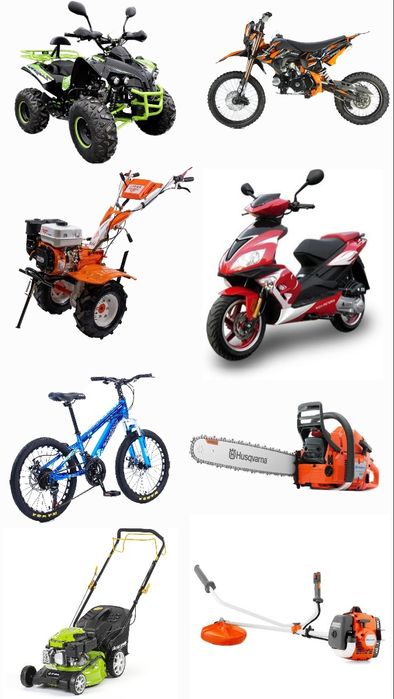 REPARAȚII scutere, ATV, cross-uri, drujbe, biciclete, motocultoare...