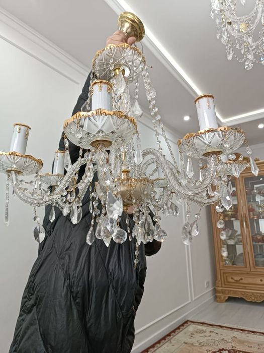 Хрустальная люстра Чехия