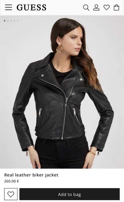 Geaca piele naturala Guess / Marciano