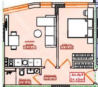 Двустаен - Меден Рудник