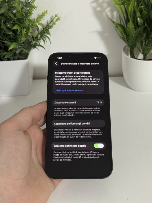 Iphone 14 128gb cutie , 78% , stare buna