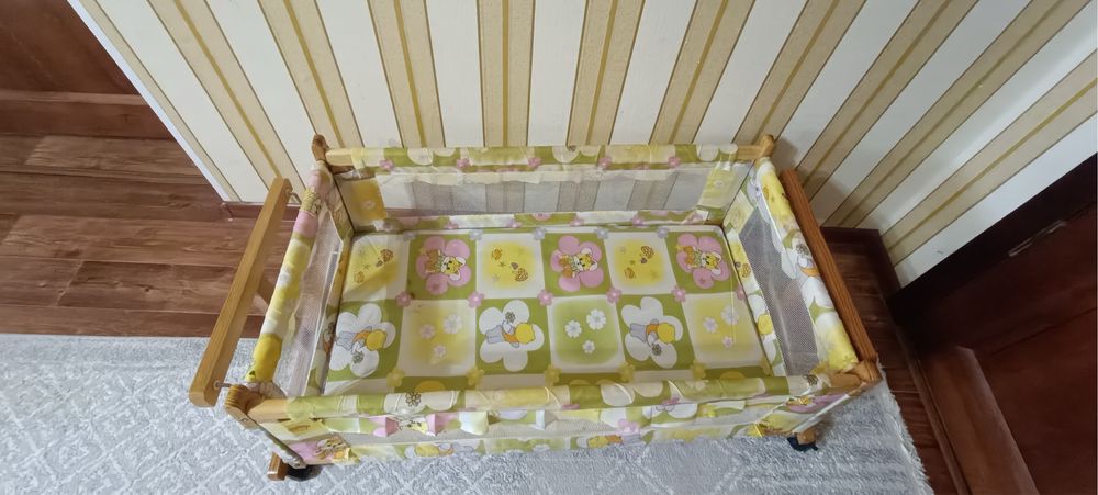 Детский манеж с люлькой