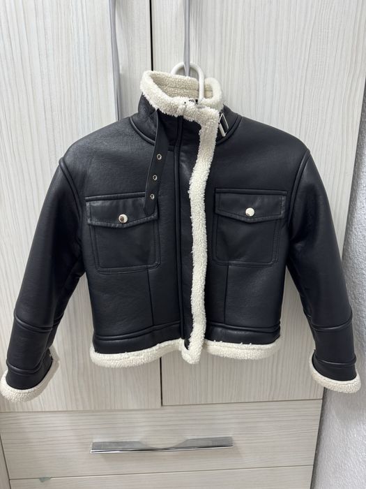 Дубленка на девочку на рост 140 см