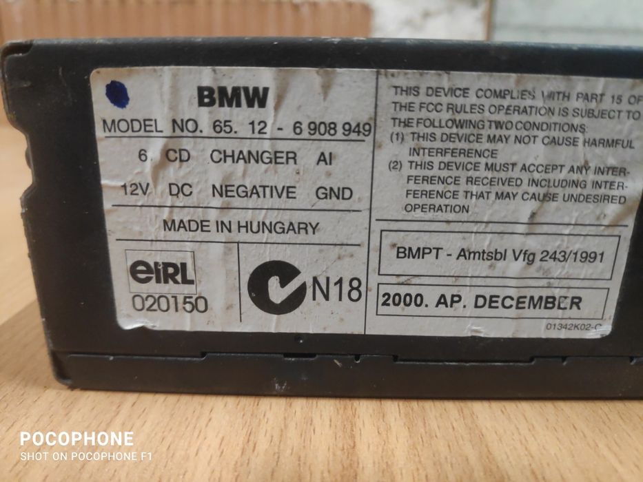 CD Changer Bmw 3 series E46 / Сд Чейнджър  Бмв 3 серия Е46