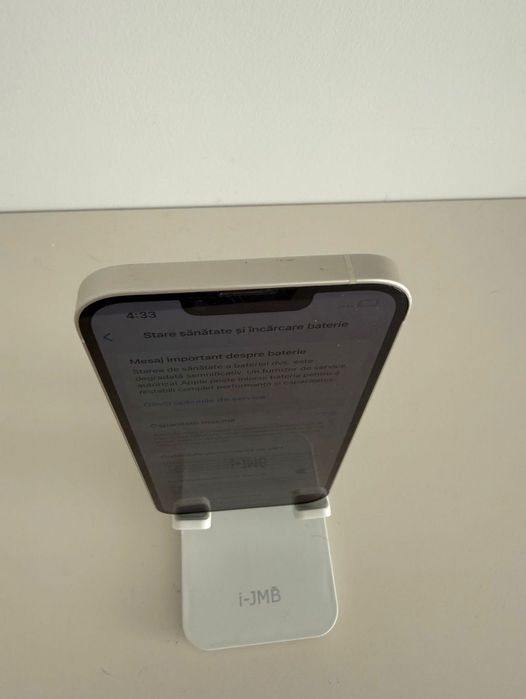 IPhone 13/ 128 GB / 77%/ White  / Cutie + Incarcator