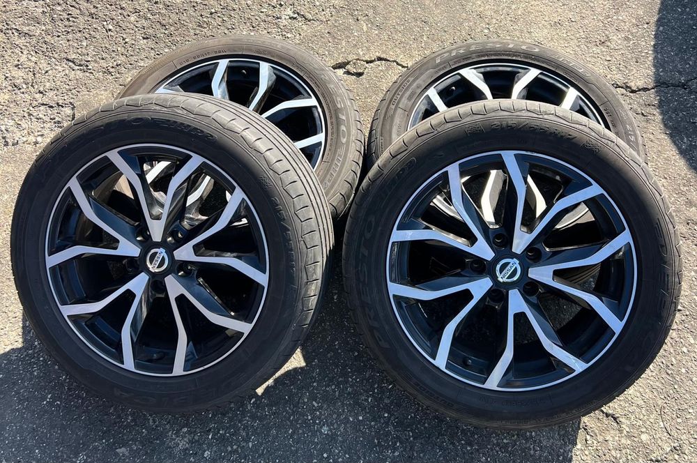 Roti Jante aluminiu 17" originale Nissan Juke Cu anvelope vara