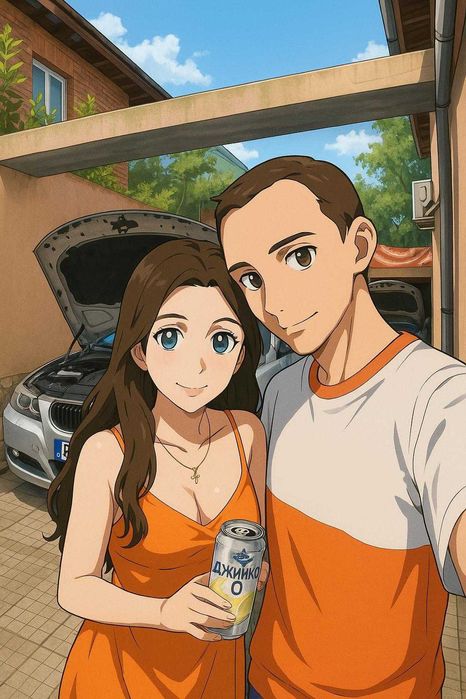 Карикатура по снимка